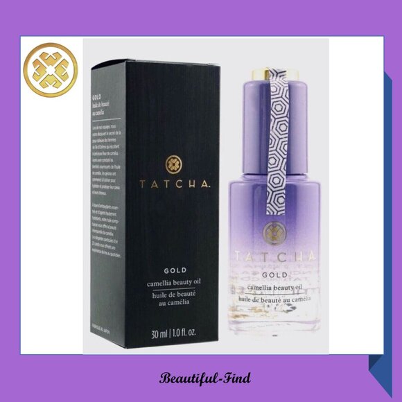 Tatcha Gold Camellia Beauty Oil 30ml/1oz New in Box - Picture 2 of 7